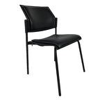 GOLDSİT CANDY SANDALYE 40 B (Siyah Deri) - 2 'Lİ SET