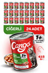 Cango Yetişkin Yaş Kedi Maması Ciğerli 415Gr 24Lü