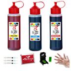 Canon MX475 için Eurink renkli kartuş 500ml x 3 dolum seti