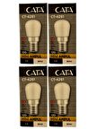 Cata CT-4261 2W 6500K (Beyaz Işık) E14 Duylu Mini Led Ampul (4 Adet)