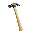 Beylini 320GR Profesyonel Ahşap Saplı Claw Çekiç 12 cm Çelik Baş Ergonomik Çivi Sökme Çakma Ergonomik Dayanıklı