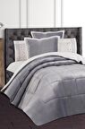 Yumi 6 Parça Comforter Çeyiz Seti Gri