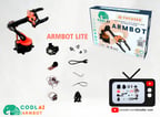 CODLAI - ArmBot Lite / Programlanabilir 4 Eksen Robotik Kol (Elektronik Set)