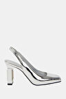 Katy Perry The Hollow Heel Kadın Gümüş Oyuk Topuklu Ayakkabı