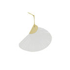 Beyaz Yelpaze İstiridye Model 18 cm