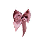 Kadife Fiyonk Pembe 30 cm