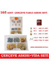 Çerçeve -Tablo Askısı +Vida Seti 165 Parça Organizer Kutulu