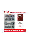 Somun Seti 210 Parça -Metrik Somun Set 