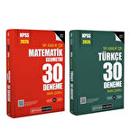 Pegem Yayınları 2026 KPSS Matematik ve Türkçe Deneme Seti 2 Kitap