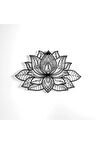 3d Mandala Lotus Çiçeği Metal Duvar Dekoru