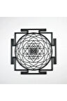 Sri Yantra Kutsal Geometri Metal Duvar Dekoru