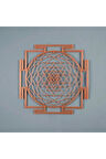 Sri Yantra Kutsal Geometri Metal Duvar Dekoru