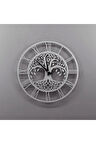 Hayat Ağacı Metal Duvar Saati