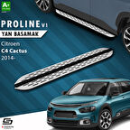 S-Dizayn Citroen C4 Cactus OEM Still Pro V1 Aluminyum Yan Basamak 183 Cm 2014 Üzeri A+ Kalite