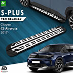 S-Dizayn Citroen C5 Aircross S-Plus Siyah Yan Basamak 193 Cm 2017 Üzeri A+ Kalite