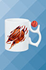 Basketboll Toplu Basket Sever Kupa Bardak Çay Kahve Fincanı-6