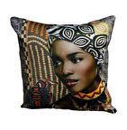 Mrs.Gugar Etnik Desenli Digital Baskılı Modern Yastık Kırlent Kılıfı