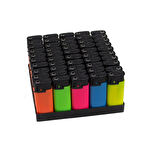 Çakmak Koko 1800 Turbo Solid Çakmak Rüzgarda Sönmeyen 50'Li