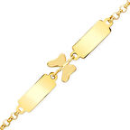 İki İsimli Çocuklar İçin Altın Künye (CKN0033)