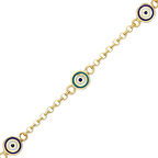 Nazar Detay Altın Çocuk Bileklik (CKN0053)