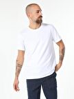 Beyaz Erkek Tshirt K.kol