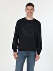Lacivert Erkek Sweatshirt