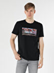 Siyah Erkek Tshirt K.kol