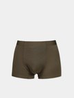 Modern Fit Düz Erkek Yeşil Boxer