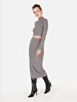Antrasit Kadın Etek