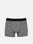 Modern Fit  Erkek Gri Boxer