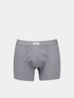 Modern Fit Düz Erkek Gri Boxer