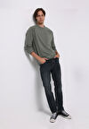 Regular Fit   Erkek İndigo Jean Pantolon