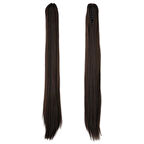 Tokalı Düz At Kuyruğu / Açık Kahve /  (CLZ175)