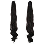 Tokalı Dalgalı At Kuyruğu / Kahverengi /  (CLZ175)