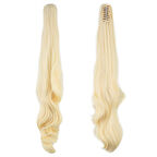 Tokalı Dalgalı At Kuyruğu / Açık Platin /  (CLZ175)