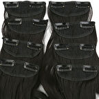 Fiber Sentetik Dalgalı 8 Parça Çıt Çıt / Kahverengi