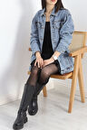 Denim Kot Ceket Açıkmavi
