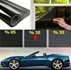 CAM FİLMİ ÇİZİLMEZ AMERİKAN ORTA TON 75 CM X 3 METRE