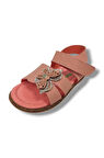 Şirinbebe 1570-20 Anatomik Kelebek Tokalı Cirtli Kız Çocuk Sandalet Pembe 21-25