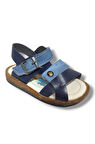 Şirinbebe 1595-20 Anatomik 3 Bant Kemer Tokalı Erkek Çocuk Sandalet Lacivert Mavi 21-25
