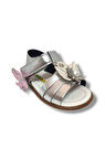 Şirinbebe 1608-20 Rugan Deri 3 Bant Çiçekli Kız Çocuk Sandalet 21-25