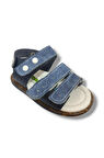 Şirinbebe 1631-20 Anatomik 3 Cırt Bant Erkek Çocuk Sandalet Lacivert Mavi 18-20