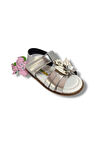 Şirinbebe 1657-20 Çift Çicekli Kız Çocuk Sandalet 21-25