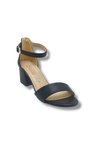Selfie 4601-26 Cilt Tek Bant Orta Topuk Fashion Kadın Sandalet(5,5cm)