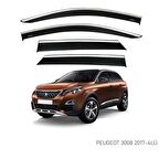 EKİCİLER PEUGEOT 3008 2016 SONRASI KROMLU CAM RÜZGARLIĞI