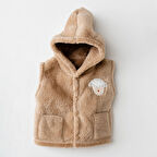 Andywawa Ac26163 Tinny S Sheeps Yelek Beige