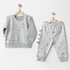 Mummy S Snuggle Saurus 2'li Bebek Takım Green