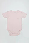 Bistyle Organik Natural Basic Style Yarım Kol Body Bs17103 Pembe