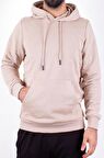 Twister 2732 Bej Kapüşonlu Erkek Sweatshirt