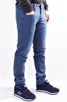 Colt  Jeans Perm 9133-199 Düşük Bel Dar Paça Mavi Erkek Jeans Pantolon
